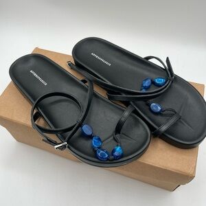 NIB Anthropologie Toeloop Stone Sandals- 7M‎